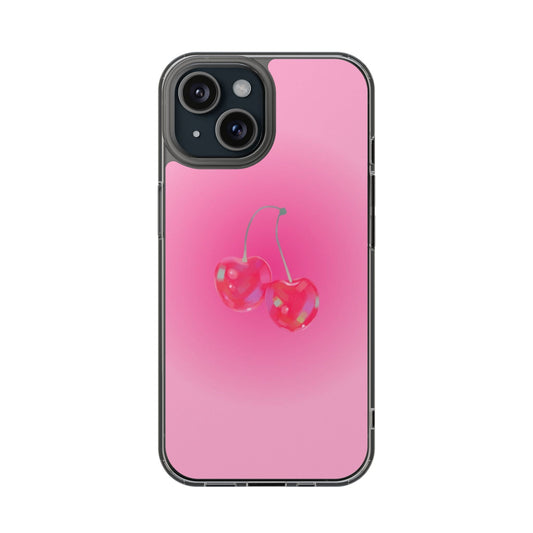 Cherry Aura Pink Phone Case - Coverbuddy