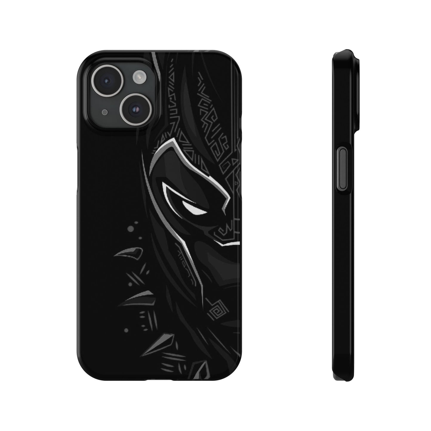 Black Phanther Grey Face Phone Case - Coverbuddy