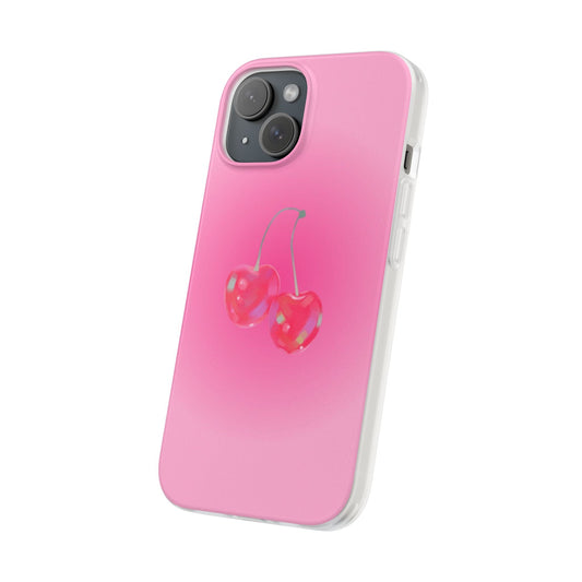 Cherry Aura Pink Phone Case - Coverbuddy
