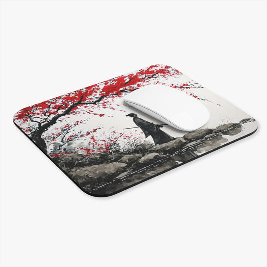 Samurai Art Mouse Pad – Premium Gaming Desk Mat