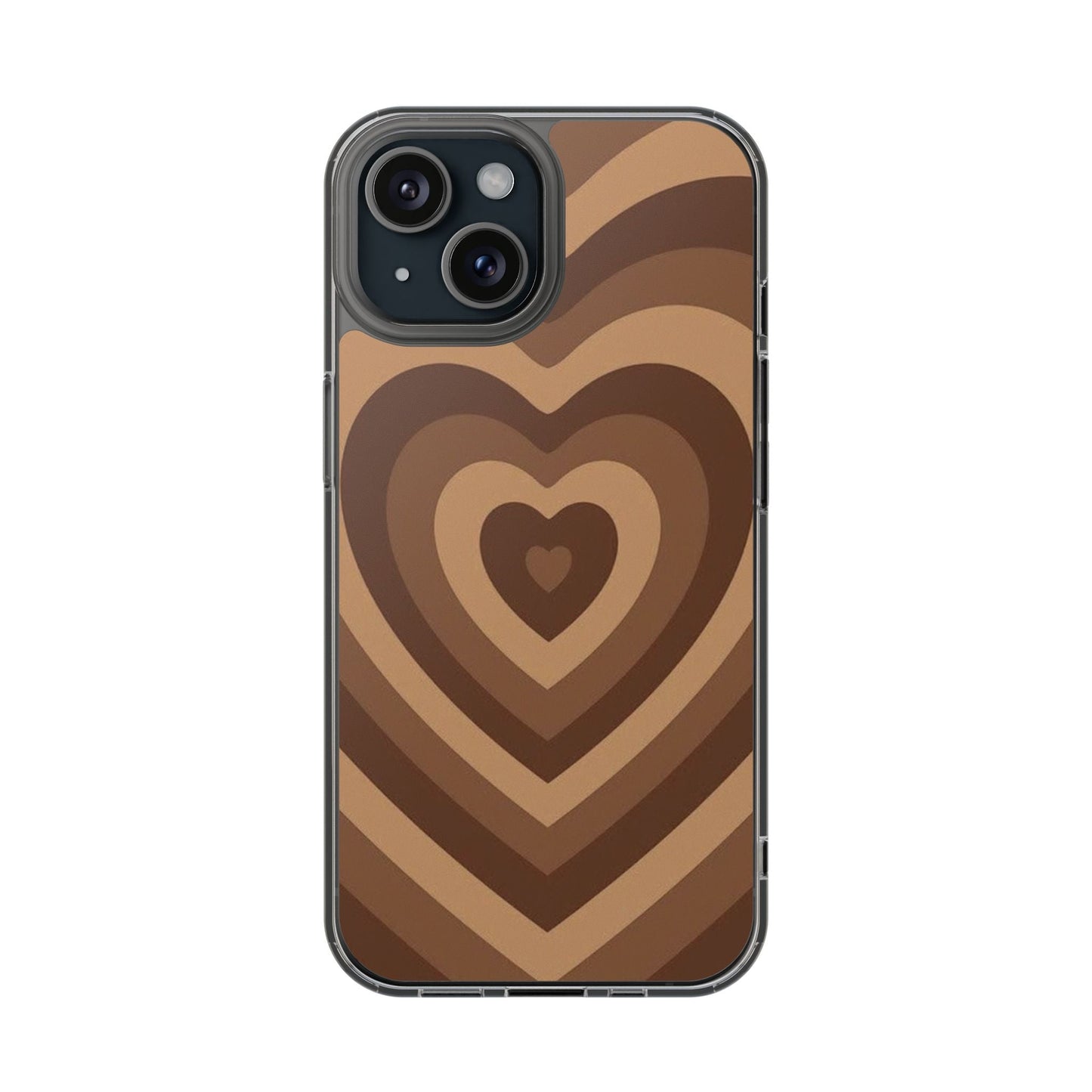 Brown Heart y2k Phone Case - Coverbuddy
