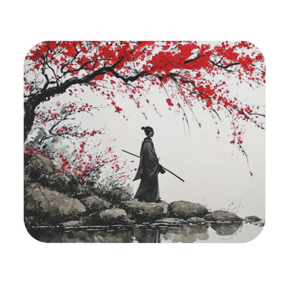Samurai Art Mouse Pad – Premium Gaming Desk Mat