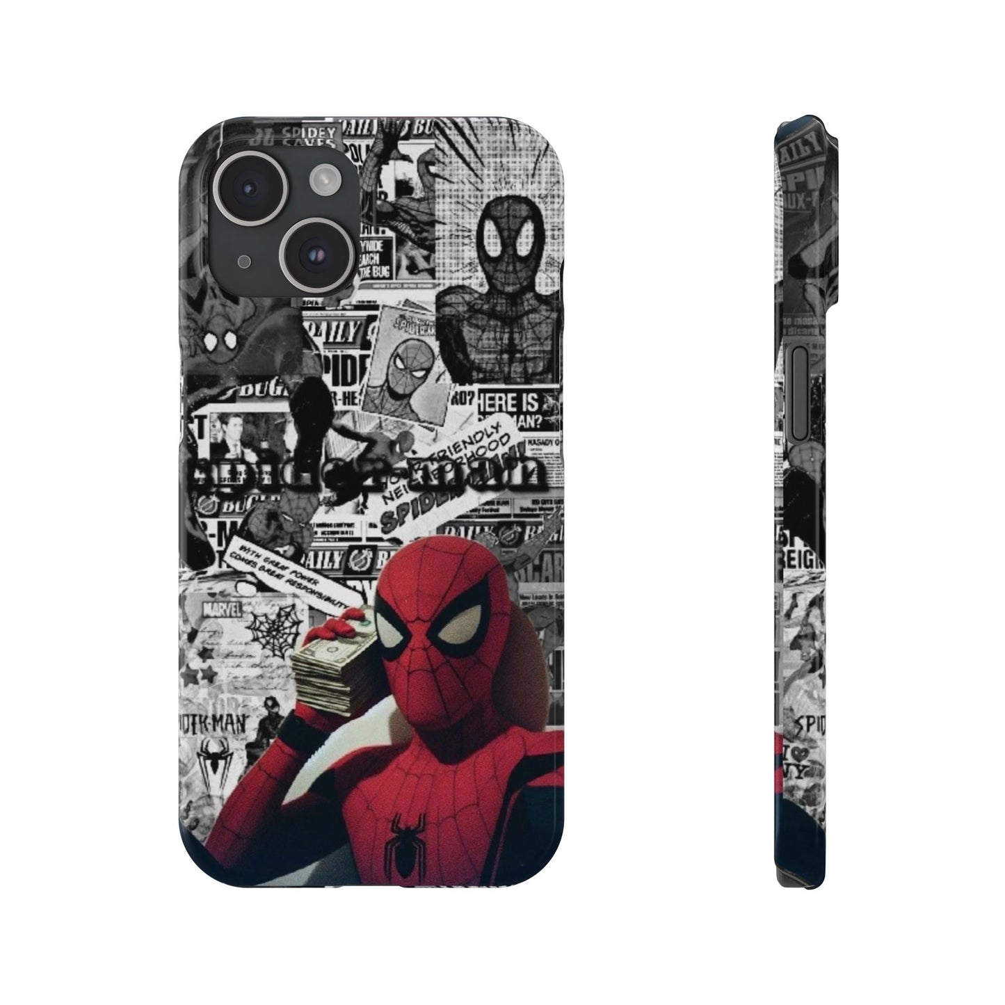 Spider Man Chill With Money Phone Case - Coverbuddy